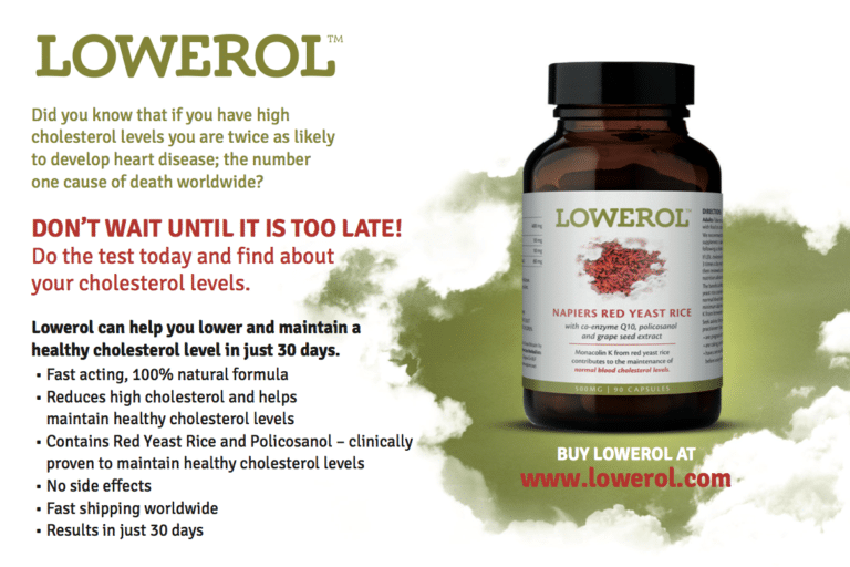 Lowerol Reviews – Lower Your Cholesterol Levels!