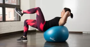 stability ball chest press