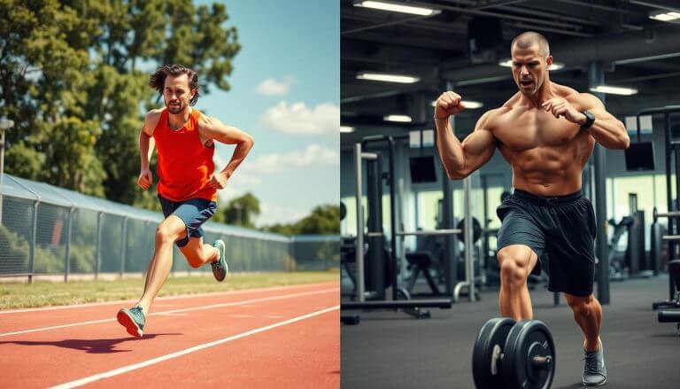 sprinting versus strength training