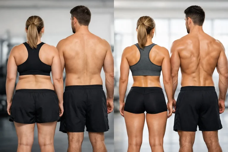 Body Recomposition Before and After Results
